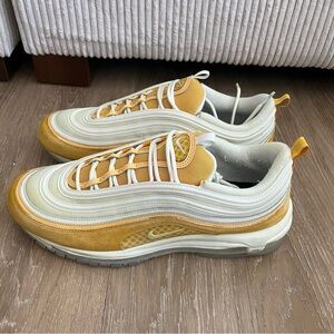 Nike Air Max 97 Premium Koi Yellow White, men’s size 13